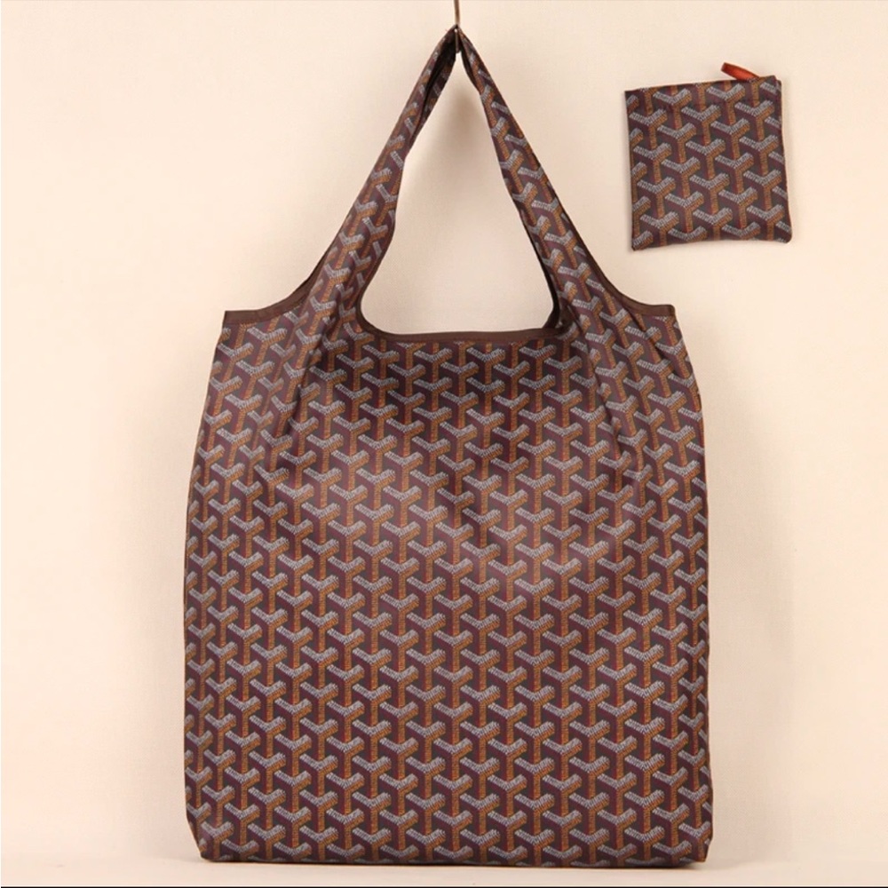 Patterned Foldable Small Tote Bag